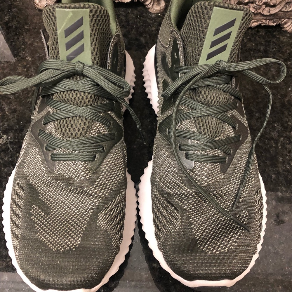 Hunter Green Adidas Alphabounce